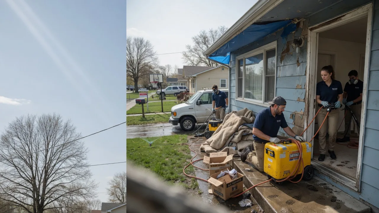 Basement Flood Cleanup in Le Mars, IA near me